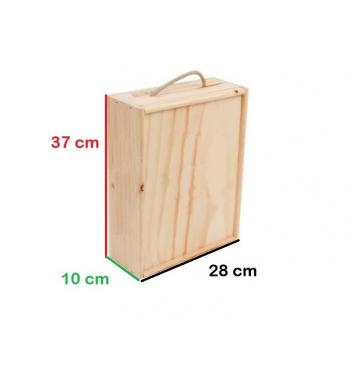 Caja de madera 28 x 37 x 10...