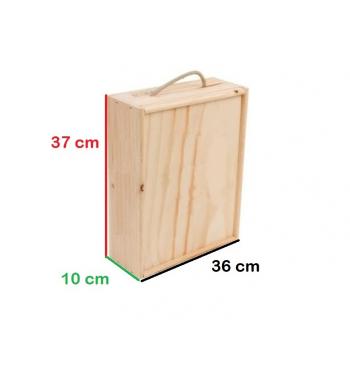 Caja de madera 36 x 37 x 10...